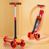 Lifelong Kick Scooter With Adjustable Height - Foldable - Skate For Kids With Pvc Wheel - Max User Weight-50 Kg, Red & Black, 6 
