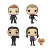 Funko Pop! Marvel Hawkeye Set Of 4 - Hawkeye, Yelena, Maya Lopez And Kate With Lucky The Pizza Dog