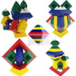 Kutoi Pyramid Stacking Toy Building Blocks 3D Puzzle Brain Teasers For Kids And Adults-Creative Preschool Learning Activities- Toddler Building Toys, Kids Blocks For 3 Year Old Boys & Girls