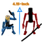 5Pcs 3D Printed Mobile Robot T13 Action Figure, Limbs Movable Figure, Environmental Protection Toys, Desktop Decoration, Creativ