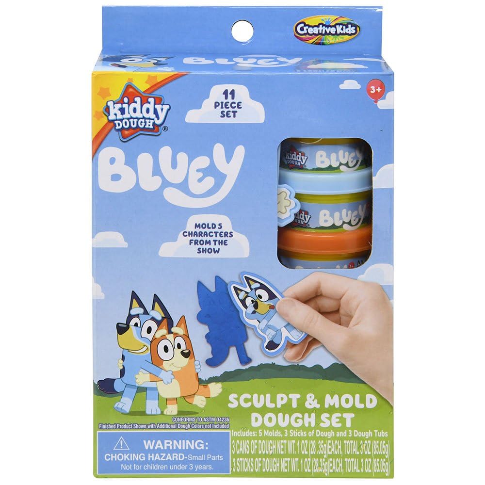 Bluey Sculpt & Mold Dough Set - Creative Play Kit for Kids