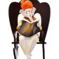 Karigaari India Ganesha Resting on Rocking Chair - Brown & White (Combo Offer-Ganesh Chaturthi Special)