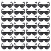 NUOBESTY 100pcs Mini Doll Eyeglasses Miniature Black Sunglasses Tiny Eyewear Toys for Kids Dollhouse DIY Craft Accessories