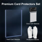 200 Card Sleeves Hard Plastic, 3''X4'' Baseball Card Protectors Hard Plastic For Baseball, Football And Game Cards (100 Hard Car