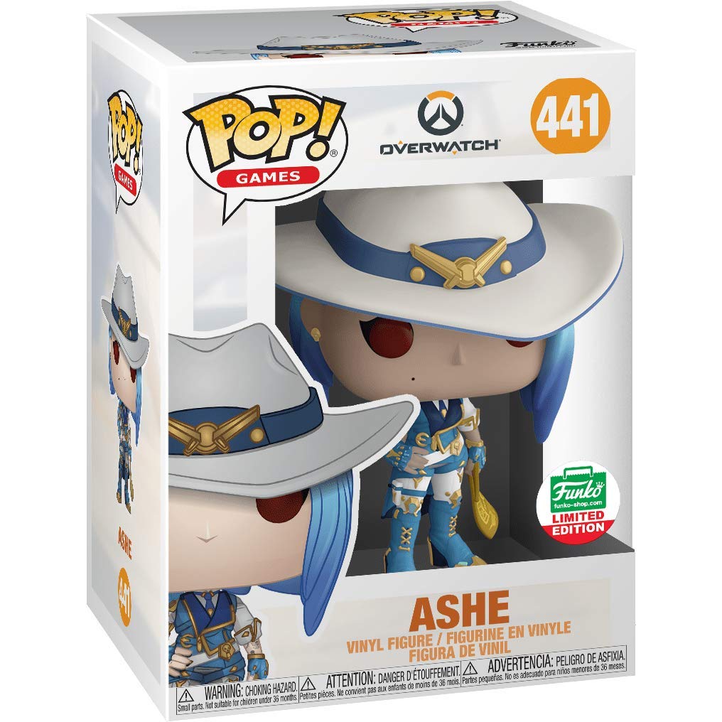 Ashe (Funk O-Shop Exc): Funk O Pop! Games Vinyl Figure Bundle With 1 Compatible  'Toysdiva ' Graphic Protector (441 - 44782 - B)