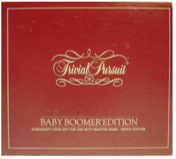 Trivial Pursuit Baby Boomer Edition Subsidiary Card Set For Use With the Master Game - Genus Edition