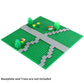 Light Bluish Gray 2×2 Tile ×500 Parts And Pieces Flat Moc Bricks, Bulk Building Blocks For Smooth Surface Wall Floor, Toy Accessories Compatible With Major Brands
