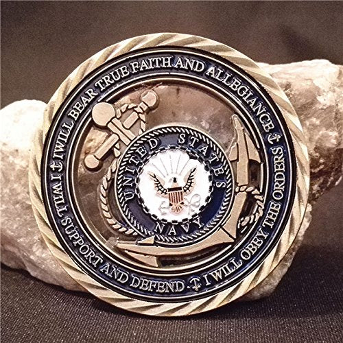 United States New Challenge Coin U.S. Navy Core Values Coins Crafts