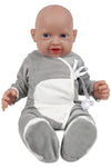 Vollence 10'' Full Silicone Baby Dolls Realistic, Not Vinyl Dolls, Real Lifelike Realistic Newborn Silicone Baby Doll For Child