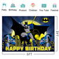 Hero Backdrop for Birthday Party Decorations Blue Background for Baby Shower Party Cake Table Decorations Supplies Superhero The