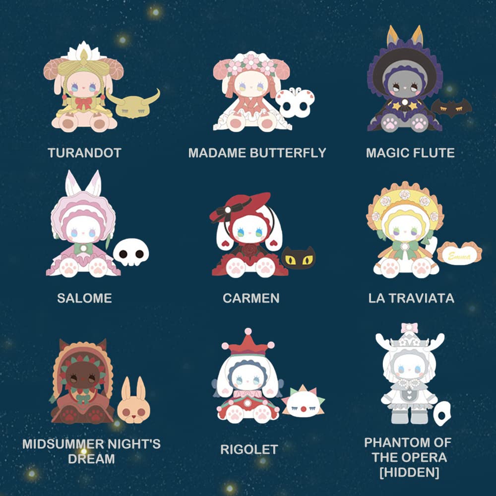 Beemai Emma Secret Forest Masked Masquerade Series 1Pc Random Design Cute Figures Collectible Toys Birthday Gifts