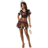 InCharacter Costumes Juniors Voodoo Vixen Costume, Leopard/Burgundy, Medium