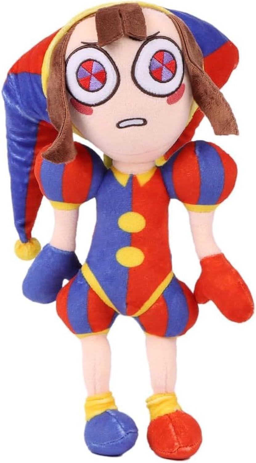 Sajisp The Amazing Digital Circus Plush,11.8' Pomni Plushies Toy Gift, Cute Stuffed Figure Doll For Kids And Adults, Birthday Halloween Christmas Choice For Boys Girls