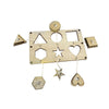 Lyla Busy Board DIY Accessories Sensory Toy Practical Skill for Airplane Toy Geometry Shape