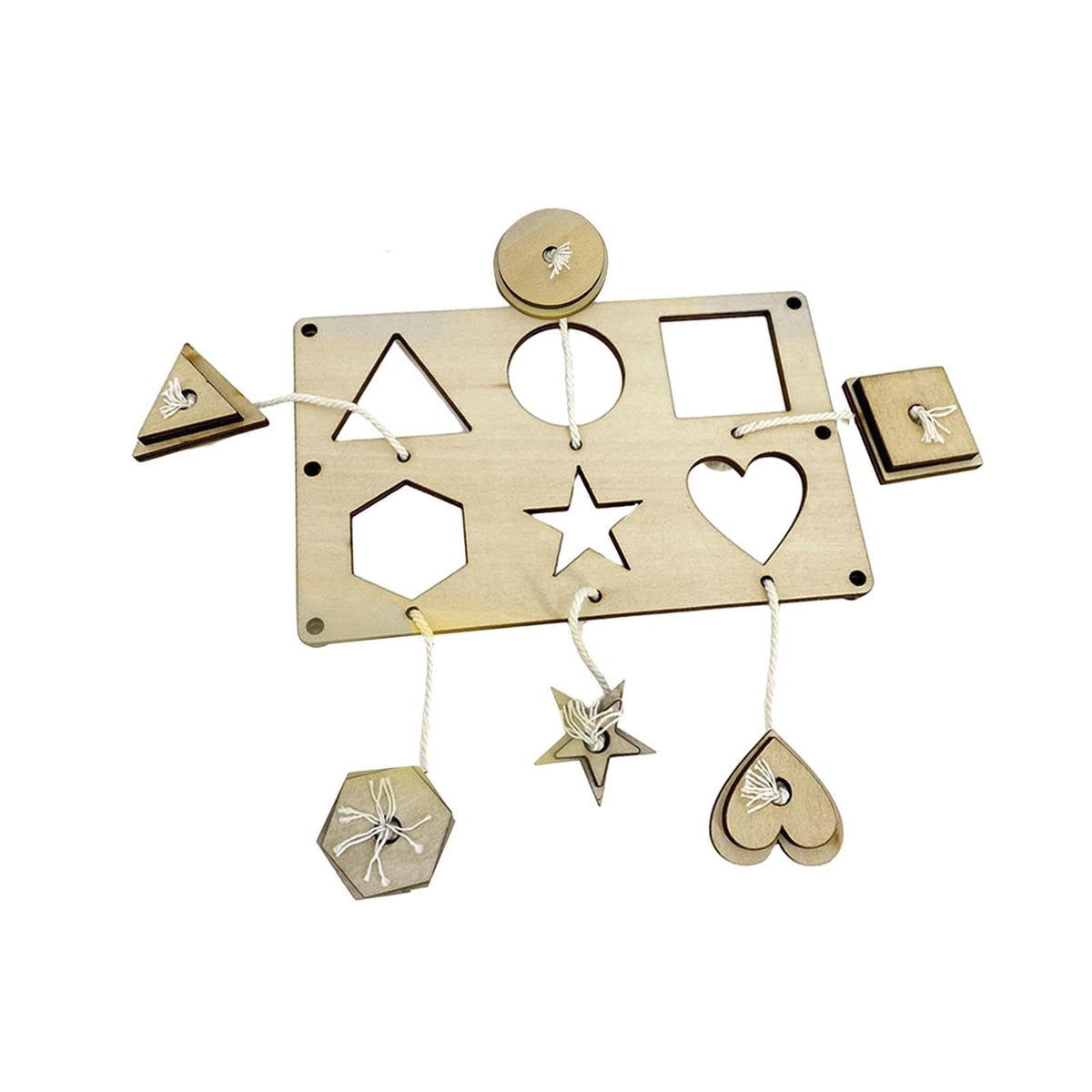Lyla Busy Board DIY Accessories Sensory Toy Practical Skill for Airplane Toy Geometry Shape