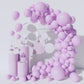 Moukiween Pastel Purple Balloons -100 Pcs Light Purple Balloon Garland Arch Kit 18 12 5 Inch Macaron Purple Latex Balloons For Baby Shower Wedding Birthday Bride Balloon Party Decorations