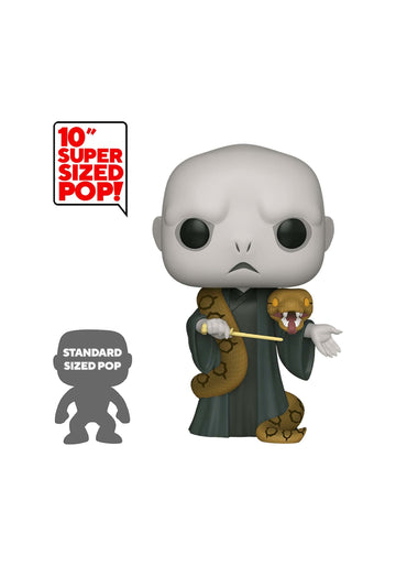 Funko Pop! Harry Potter 10" Voldemort with Nagini, Multicolor, Model 48037, Vinyl Figurine