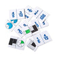 Hand2Mind Plastic Fraction Dominoes Game Tiles, Montessori Math Materials For Kids To Learn Decimal And Fraction Equivalence Mat