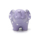 Child To Cherish Ceramic Polka Dot Elephant Piggy Bank For Girls, Lavender