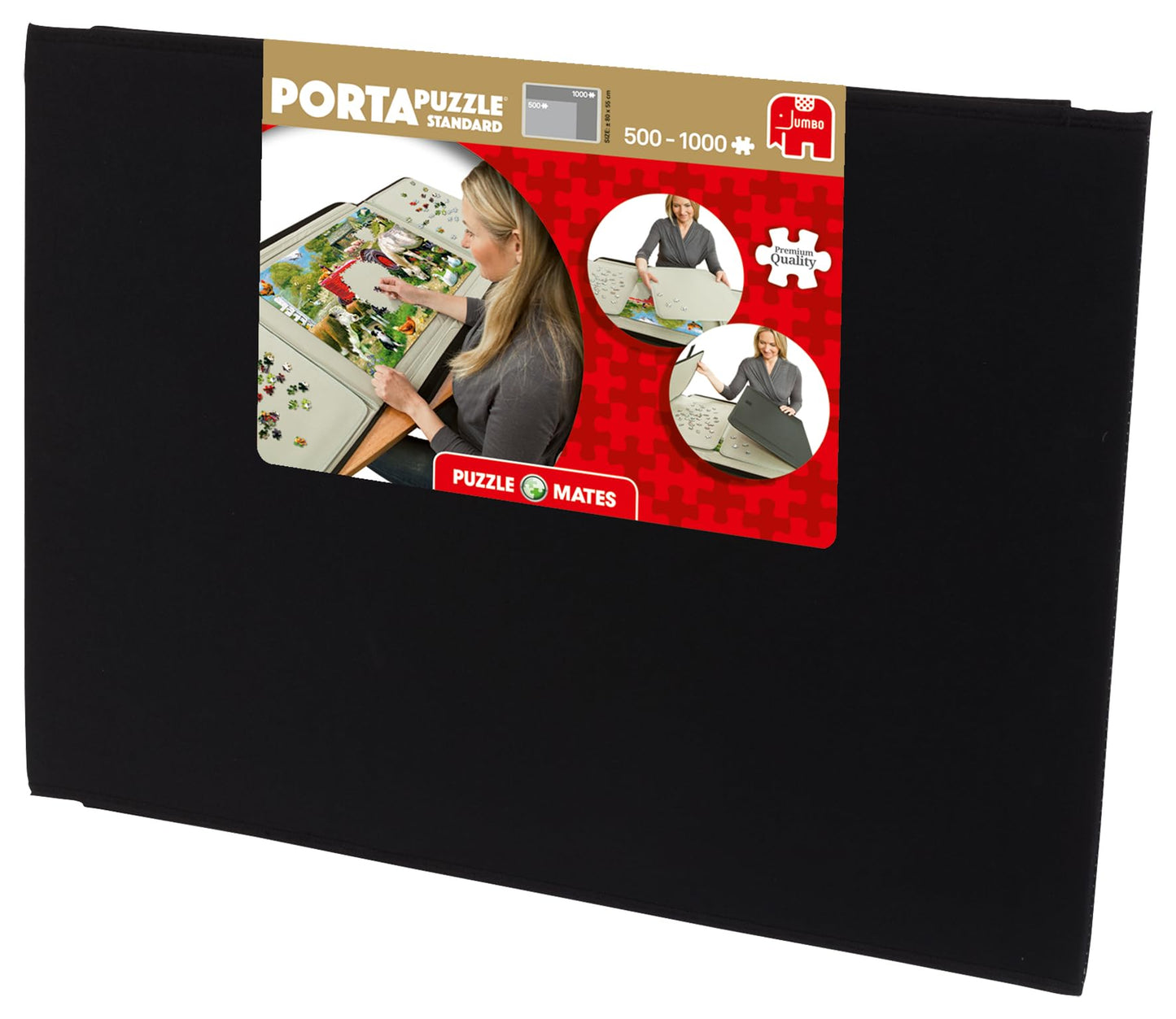 Jumbo Puzzle Mates Portapuzzle 1000 Piece Jigsaw Puzzle Accessories - White, Model 10715, Durable Polyester Material