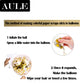 Aule Metallic Gold And Premium Latex Black White Balloons 60 Pack 12Inches And Black Gold Confetti Balloons With Gold Ribbons Se