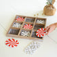 Holiday Wooden Tic Tac Toe