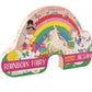 Floss & Rock 40P3602 80-Pieces Rainbow Fairy Shaped Jigsaw Puzzle Toy With Shaped Box