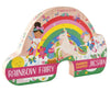 Floss & Rock 40P3602 80-Pieces Rainbow Fairy Shaped Jigsaw Puzzle Toy With Shaped Box