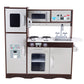 WoodenEdu Kitchen Playset for Kids Ages 3-8, Wooden Pretend Play Kitchen with Cooking Accessories, Dimensions: 38    H x 31    W