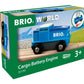 Brio World - Cargo Battery Engine - Blue Train For Kids Age 3 Years And Up. Compatible With All Train Sets