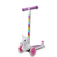 Self Balancing Kick Scooter Toddler Scooter & Kids Scooter, Extra Wide Deck, 3 Wheel Platform, Foot Activated Brake, 75 Lbs Limi