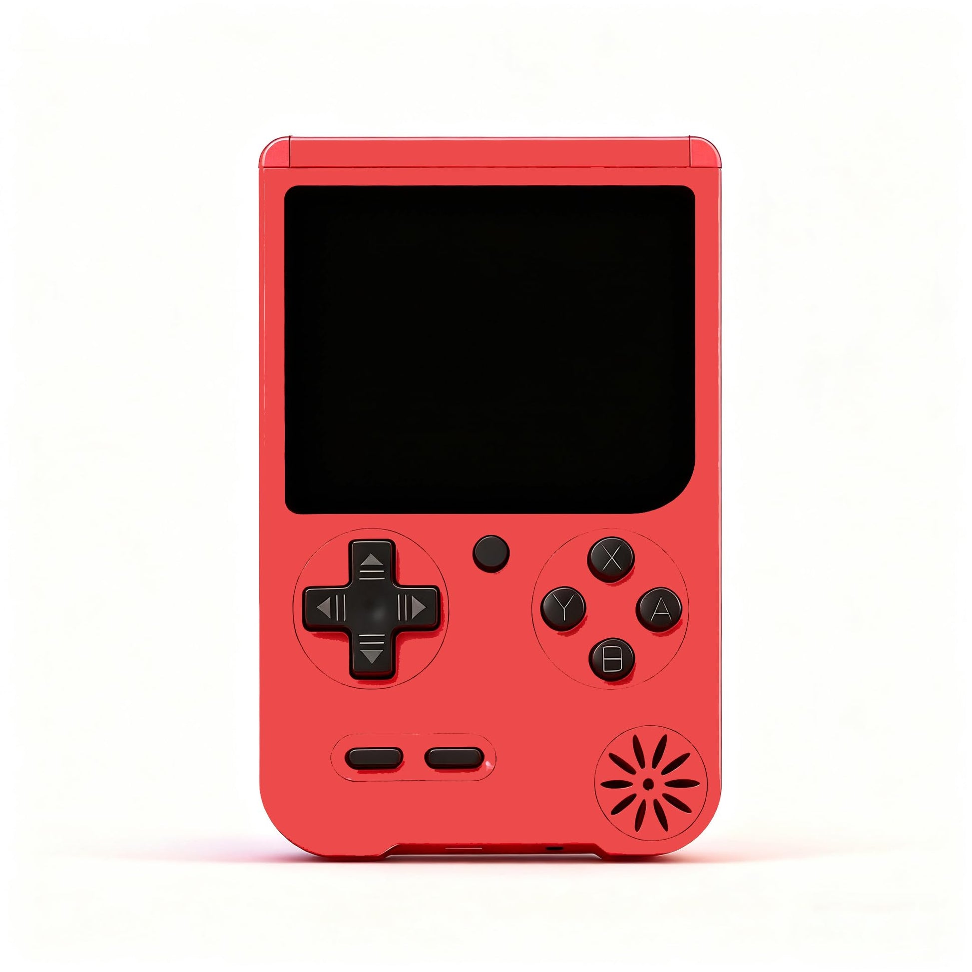 Handheld Game Console Built in 500 Classic Games, Rechargeable Retro Handheld for Boys and Girls Gift, Red