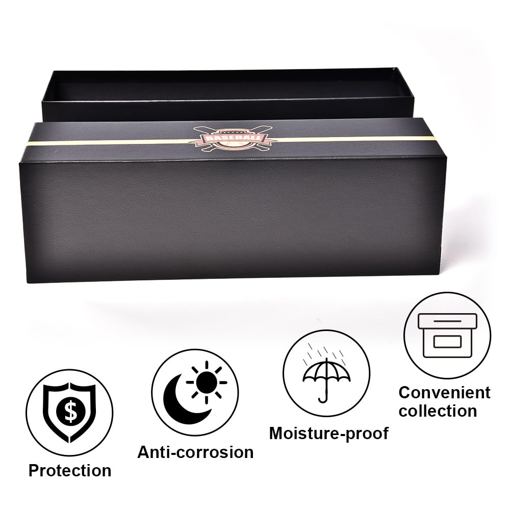 PIT66 Graded Cards Holder Container Graded Card Storage Box Holds Card Deck Case Trading Card Sports Card Storage Box Fits PSA,