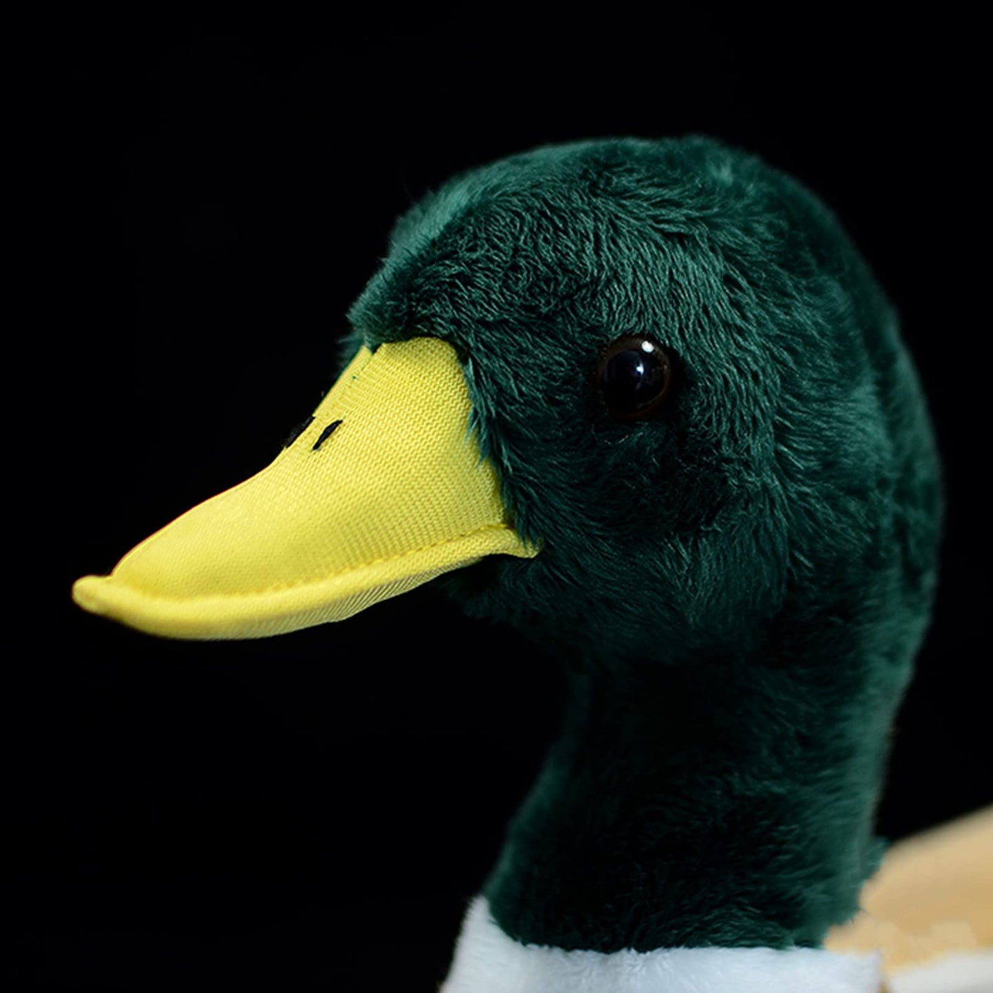 Double Bread 12' Mallard Duck Plush, Realistic Mallard Duck Stuffed Animal, Soft Lifelike Green Duck Toys Real Plushie Toy Gifts For Kids