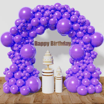 Kawkalsh Purple Balloon Arch Kit 111Pcs 18 12 5 Inch Latex Party Balloons Garland For Birthday Baby Shower Wedding Engagement An
