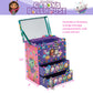 Innovative Designs Gabbys Dollhouse DIY Jewelry Box for Girls, Mosaic Tiles, Adhesive Gems, and 3D Foam Sticker