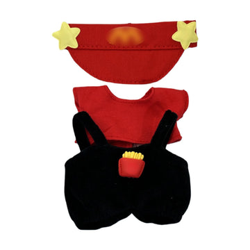 17Cm Doll Clothes ,6.7 Inches Cute Doll Clothes Suitable For Dolls Accessories, Dress Up Clothes For 17Cm Plush Doll