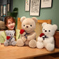 Shafish Cute Plush Teddy Bear Stuffed Animal Teddy Bear Plush Doll Toy Gift For Kids, Party Decoration (Light Brown,23Cm/9In)