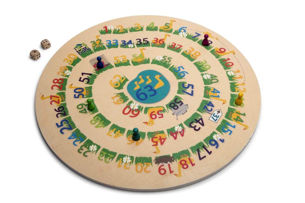 Bs Toys Mensch Rgere Dich Nicht & Gnsespiel - Gesellschaftsspiel/Brettspiel Fr Kinder & Erwachsene - Geschenk Fr Geburtstag/Weih