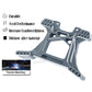 RCHuiWow Upgrades Part for 1/10 Rustler 4WD/4WD(VXL),Alloy Front and Rear RC Shock Towers Hops up,Titanium