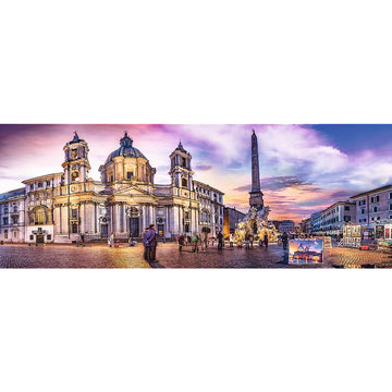 Trefl 500 Piece Panorama Jigsaw Puzzle  Piazza Navona  Rome  Italy