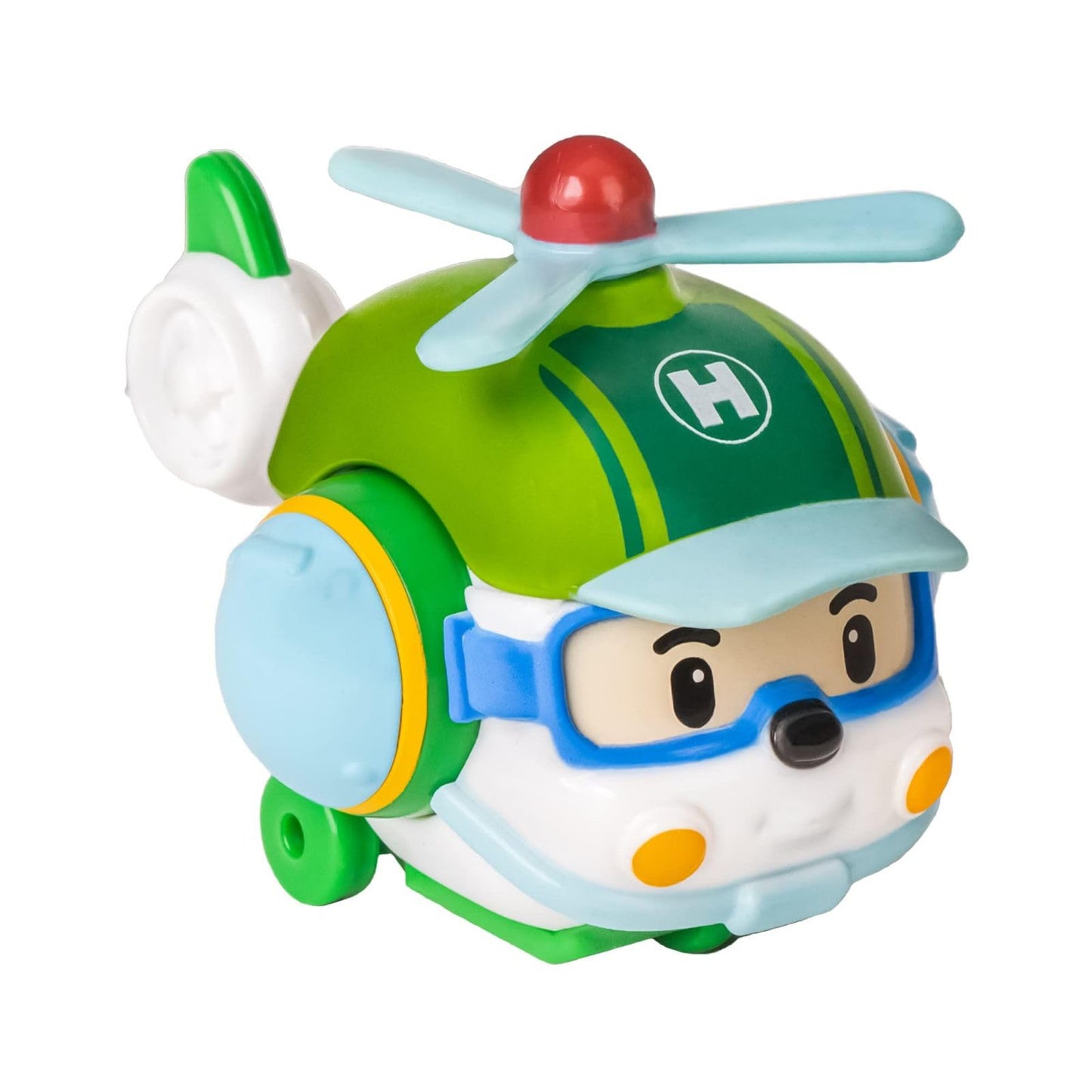 Robocar Poli, Helly DIE-CAST Metal Toy Cars, Helicopter Toys, Toddler Cartoon Emergency Vehicle Playset, Rescue Vehicles Toys Gi