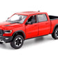 Motormax Dodge Ram 1500 Crew Cab Rebel Red 2019 1/24