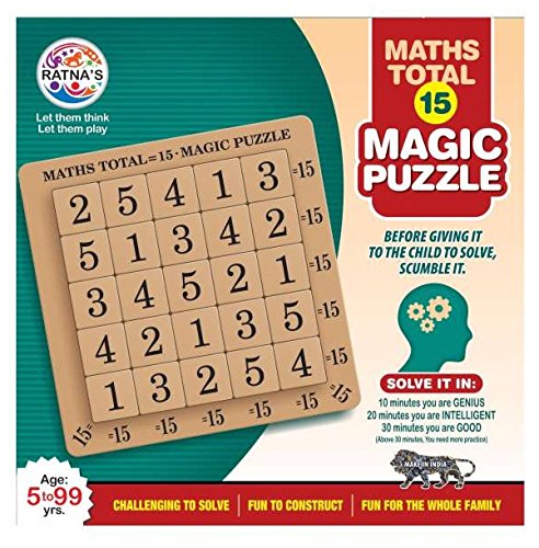 RatnaS Kid Magic Puzzle Jigsaw Maths Total 15