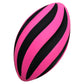 LMC Products Spiral Foam Football - Soft Foam Football for Kids - Each Quality Kids Football is 9 Inches - mature-themed & Toddler Football Youth - Small Football (Pink & Black)