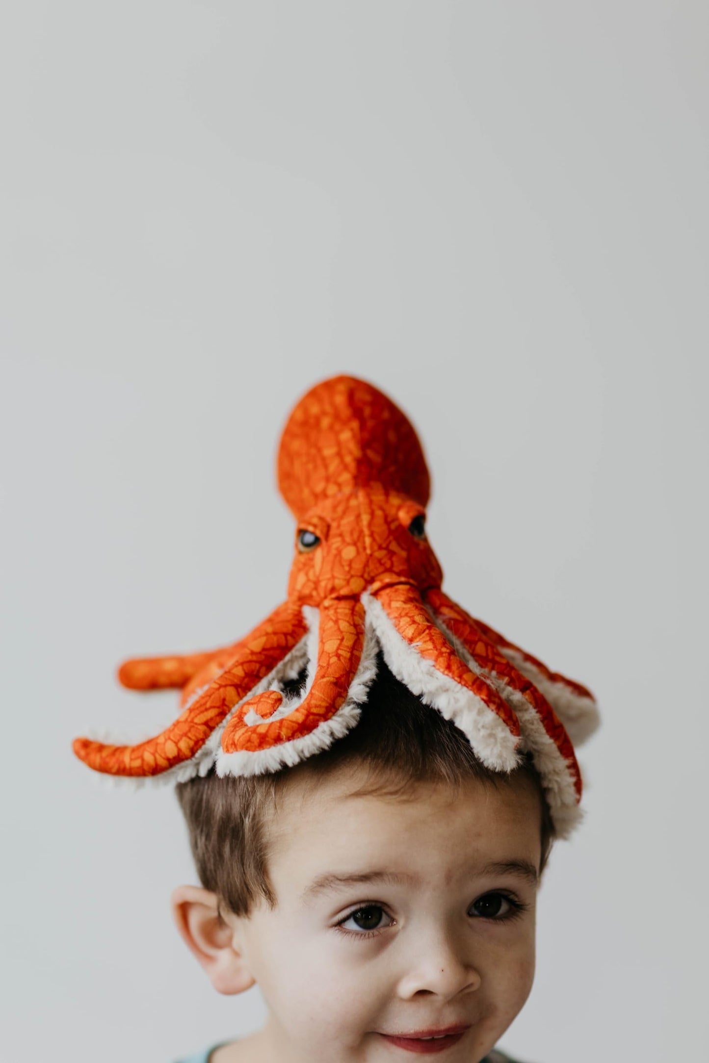 The Petting Zoo Pacific Red Octopus Stuffed Animal Plushie, Gifts for Kids, Wild Onez Sealife Animals, Octopus Plush Toy 8 inche