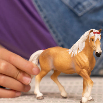 Schleich Horse Club 2023 Authentic Haflinger Mare Riding Horse Figurine - Realistic Detailed Riding Horse Mare Toy For Boys And Girls Imagination And Play, Highly Durable Gift For Kids Ages 5+