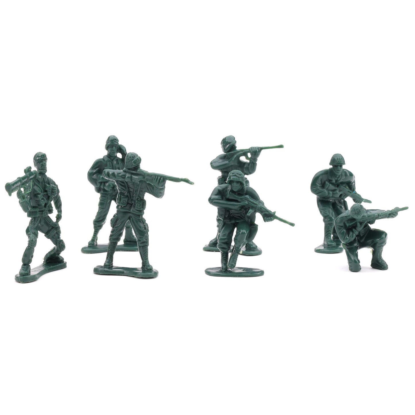 Entervending Army Men Action Figures - 2    Small Soldiers For Boys - 25 Pcs Green Army Soldier Toy Playset - Military Toys - Ar