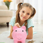 Piggy Bank, Coin Bank For Boys And Girls, Children'S Plastic Shatterproof Money Bank