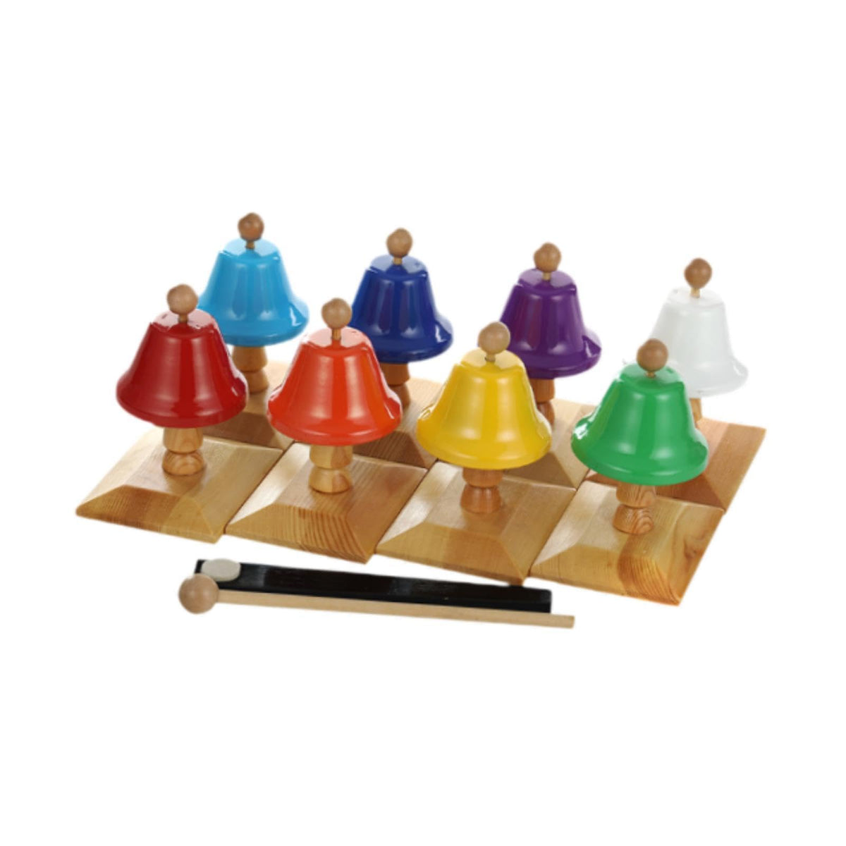 Loom Tree 8 Note Hand Bells For Kids Portable Kids Music Toys For Party Holiday Chorus | Bells & Chimes | Orchestral Percussion 
